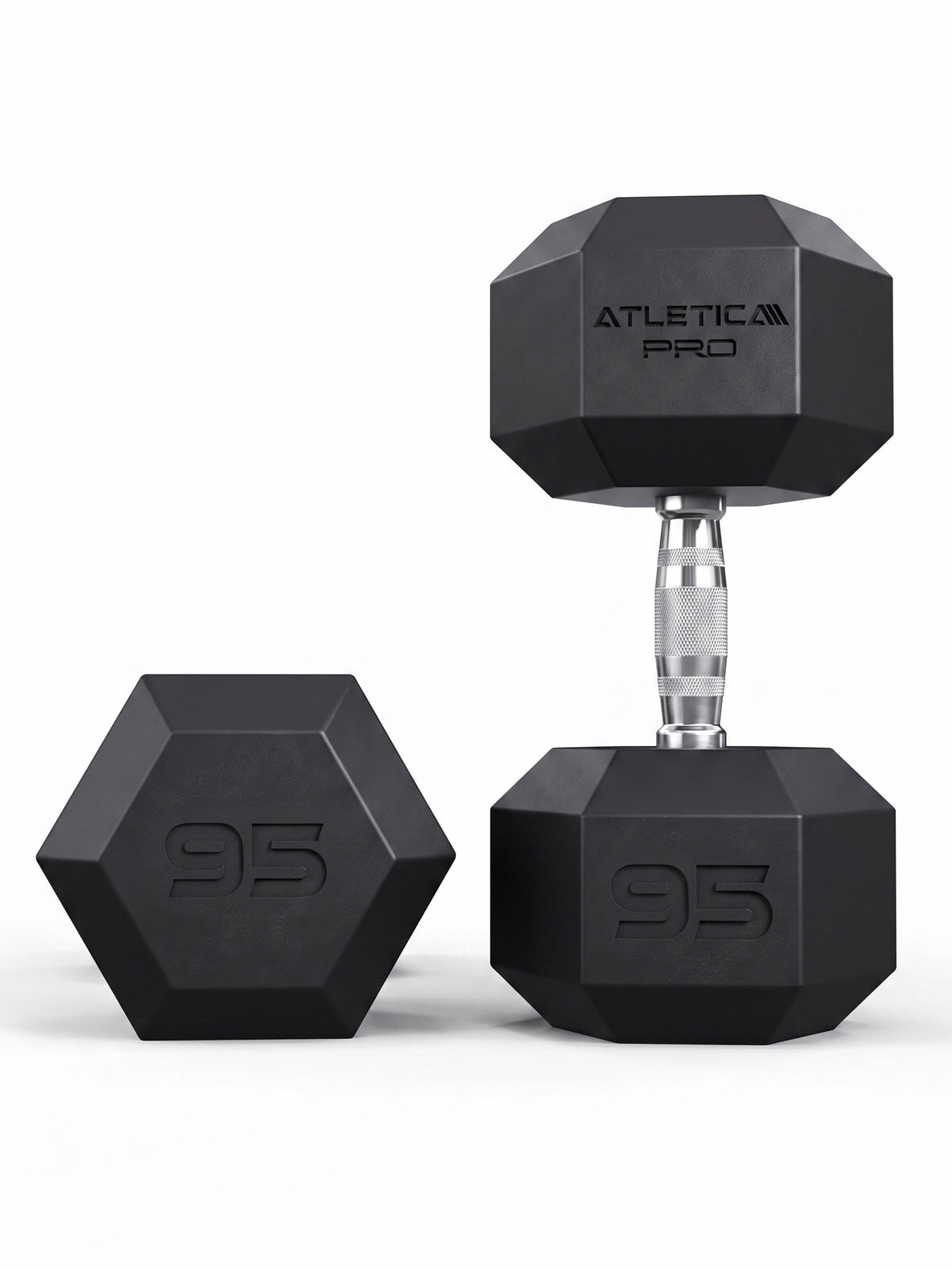 Hexagon PRO Dumbbells - hexagonal dumbbells, weight 95 lb