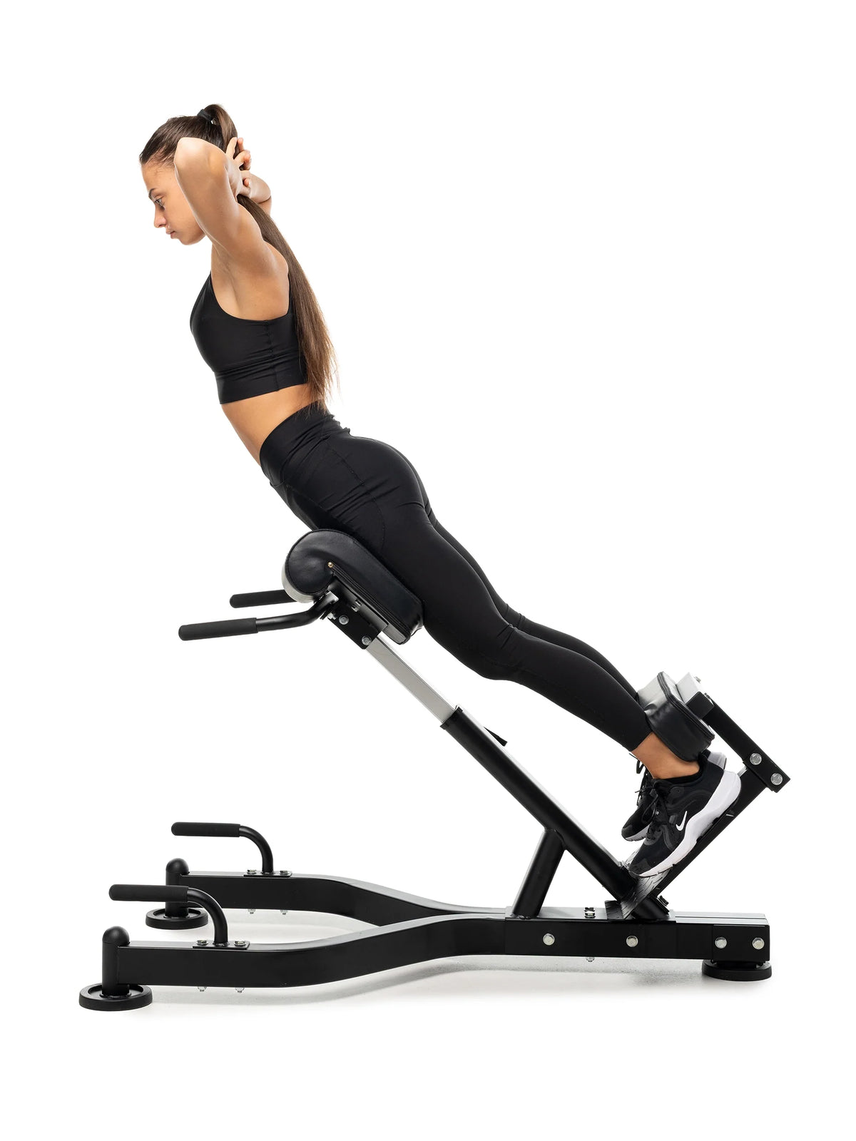 Abdominal Exercises on the Hyperextension Strength Machine