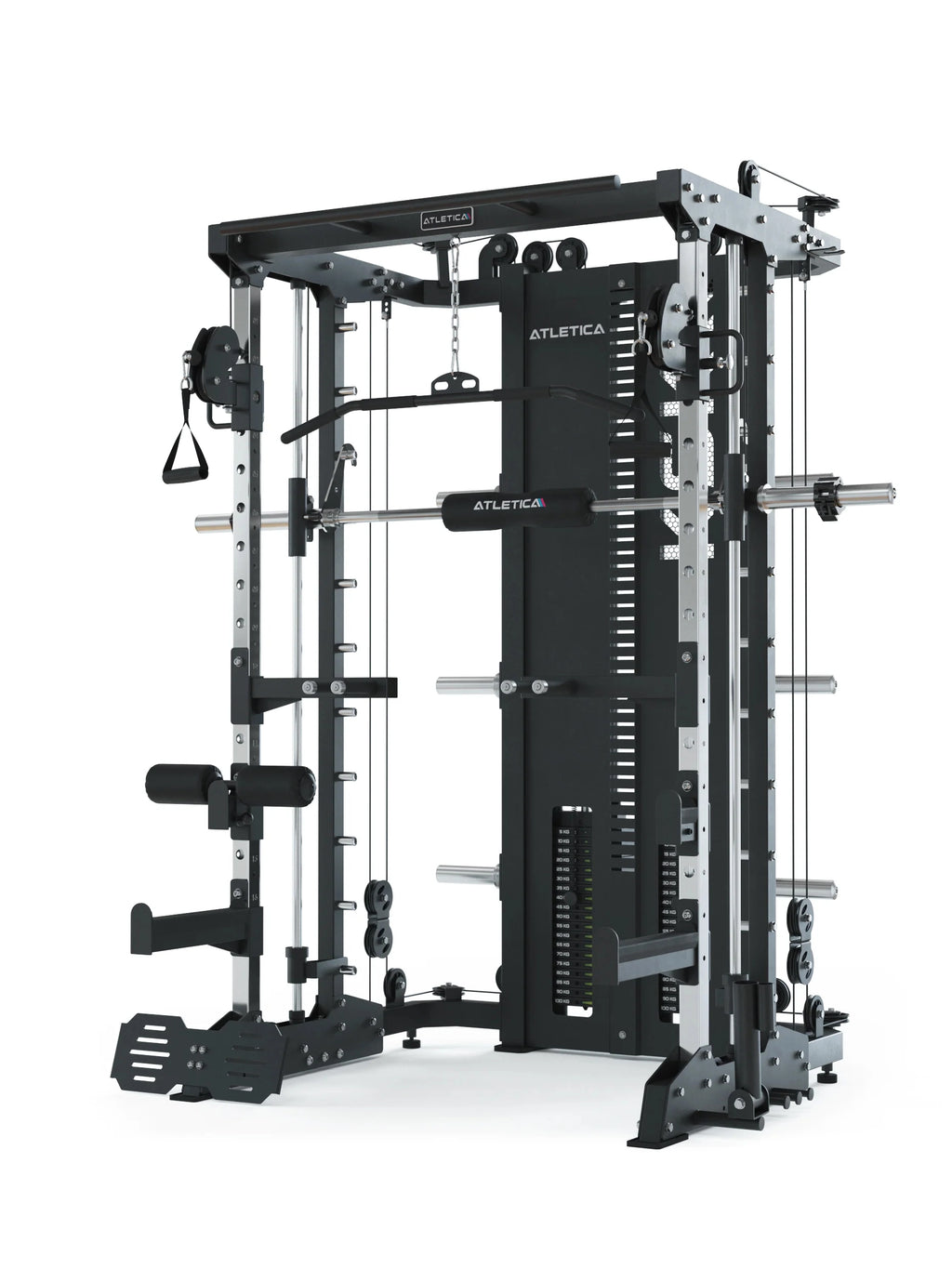 KSK - Home Gym with Smith Machine, cable pulley, weight plate holders