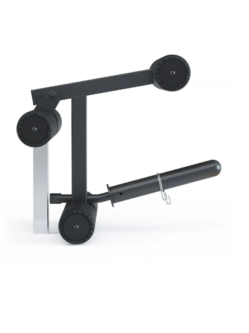 KSK Smith Machine Reloaded Set - Four Rollers, Side Bar with Locking Pin, White Frame