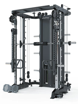 KSK - Smith Machine with barbell, cable pulley, pull-up bar, weight plate holder