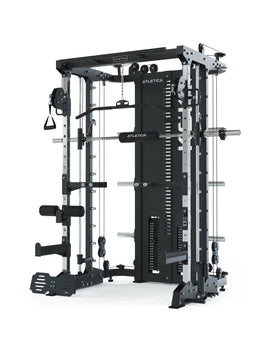 KSK - Smith Machine with barbell, cable pulley, pull-up bar, weight plate holder