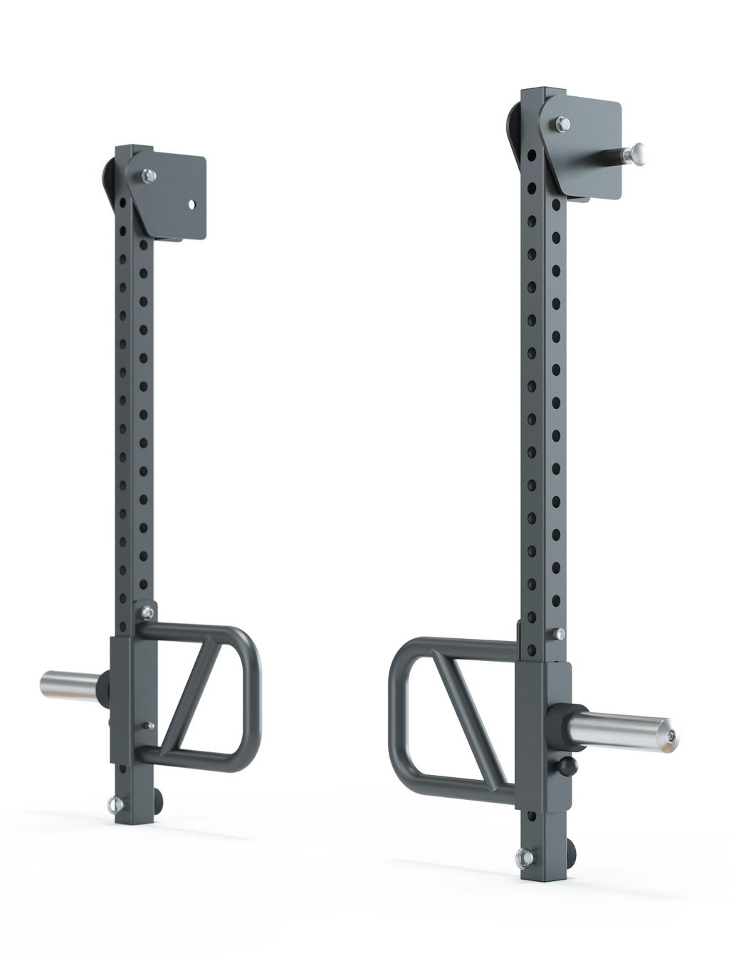 KSK - Two Vertical Steel Posts with Hole Grid, Weight Plate Holders