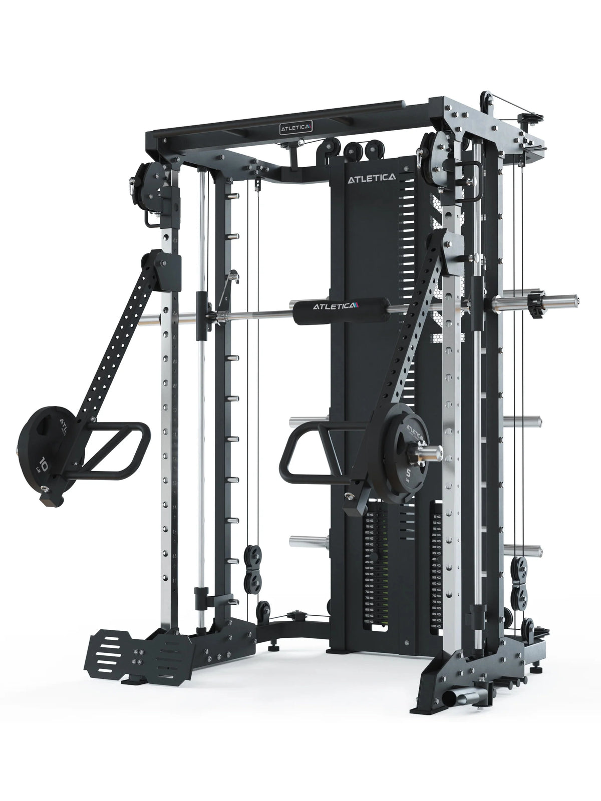 KSK - Home Gym with Smith Machine, Cable Pulley, weight plates