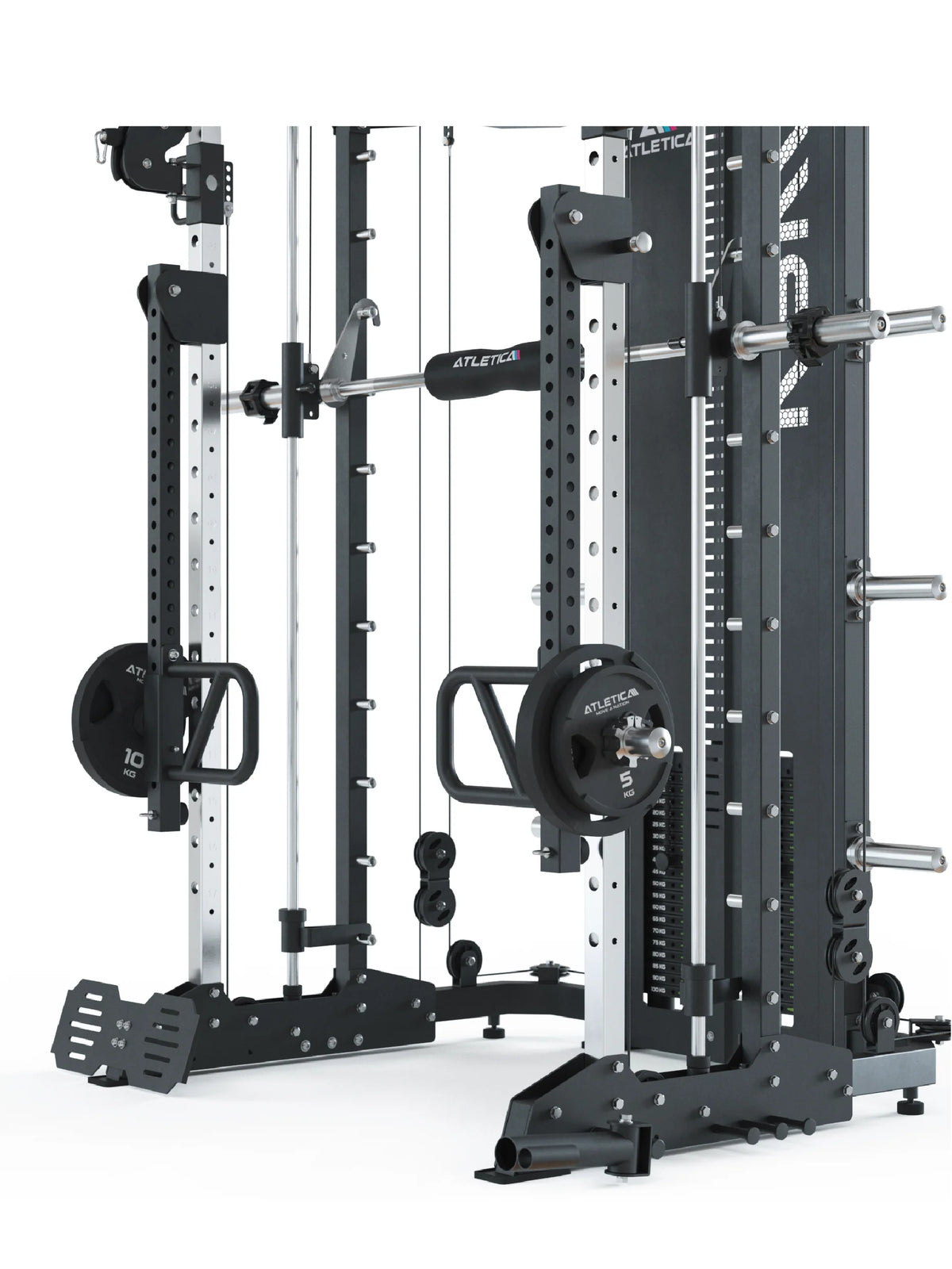 Atletica KSK all-in-one trainer, detail of the loaded jammer arm handles