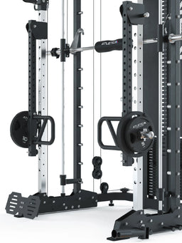 KSK - Smith Machine with weight plates, Cable Pulley, safety bars, footplates