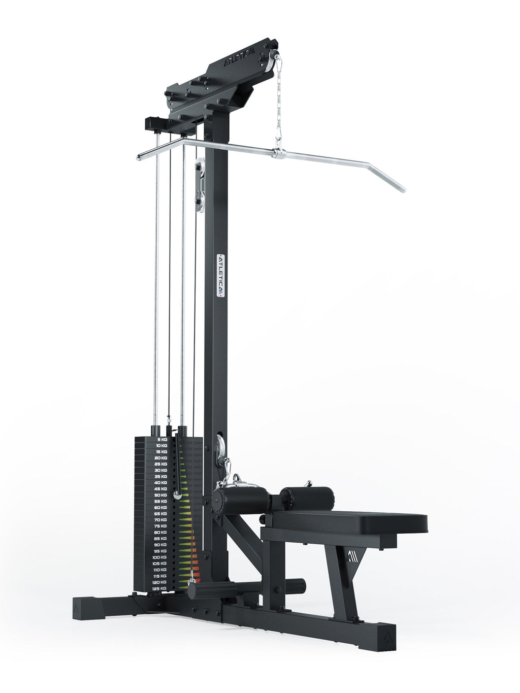 Lat Pulldown with low row – footprint 62"x33", suitable for Home Gym