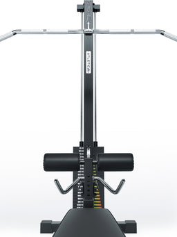 Lat Pulldown with low row by Atletica in commercial-grade quality with weight stack
