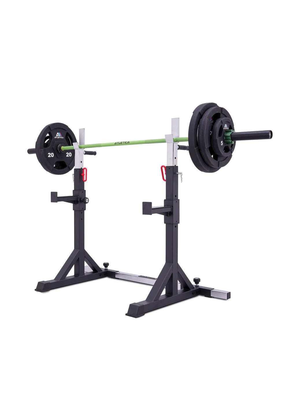Atletica Free Stands Squat Rack with Barbell