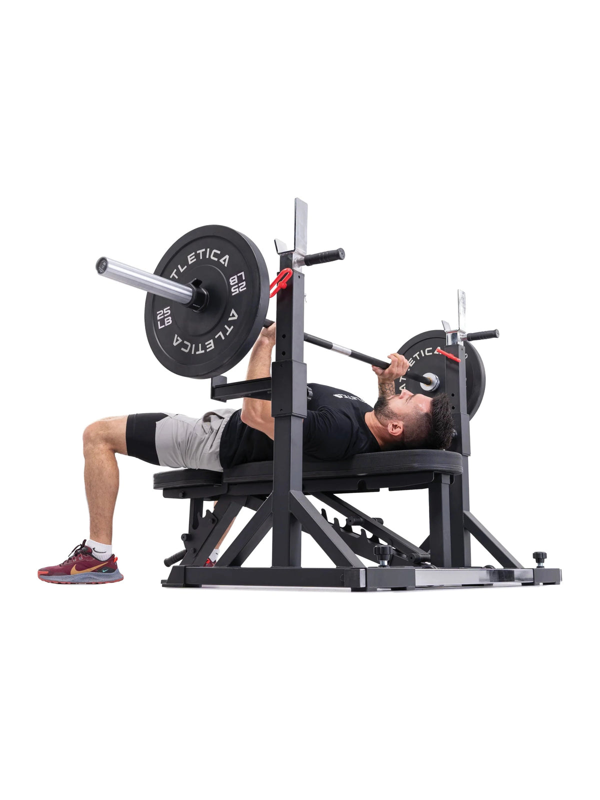 Free Stands Squat Rack with safety catches