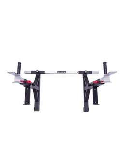 Free Stands Squat Rack with connecting crossbeam and handles