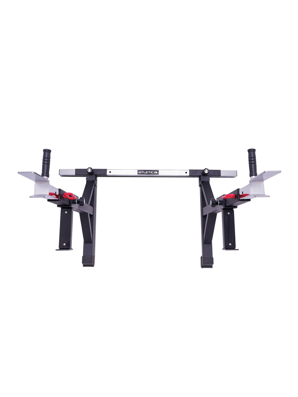 Free Stands Squat Rack with connecting crossbeam and handles