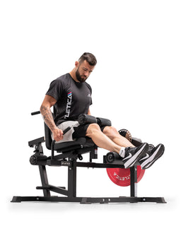 Leg & Core Multi-Trainer for leg training with weight plates