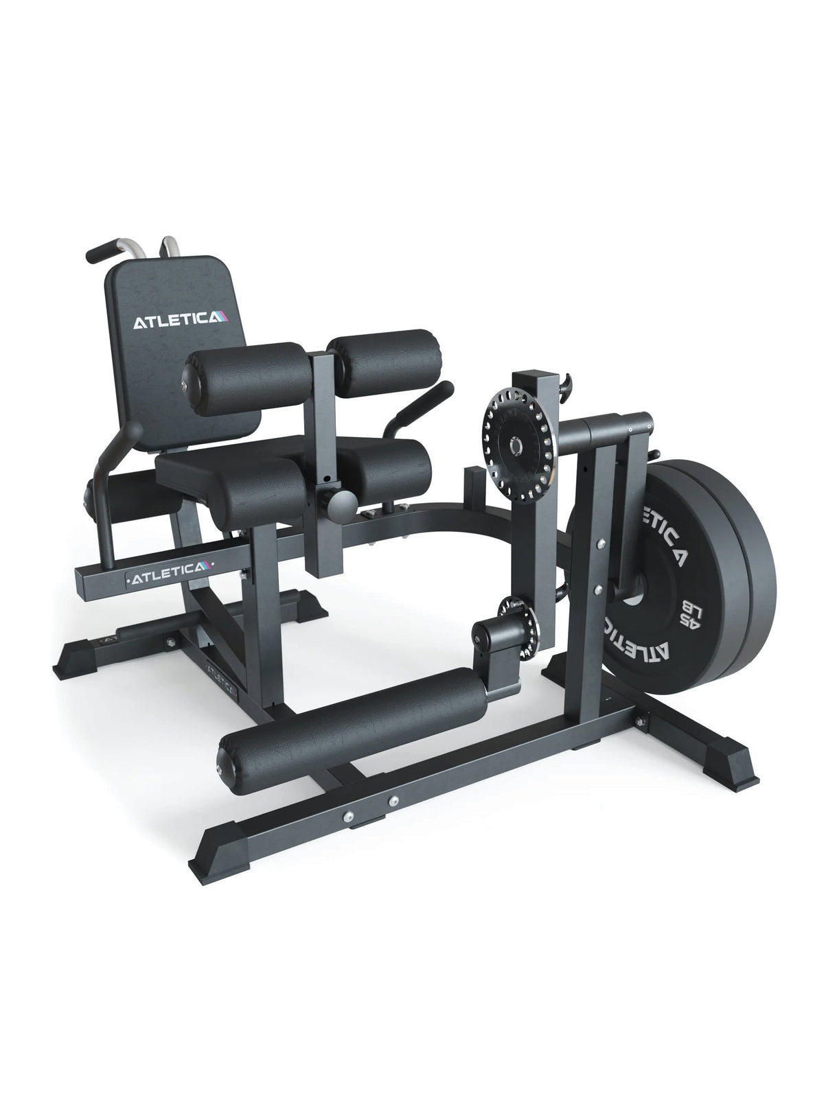 Atletica Fullbody Multi-Trainer for leg extension with Weight Plates