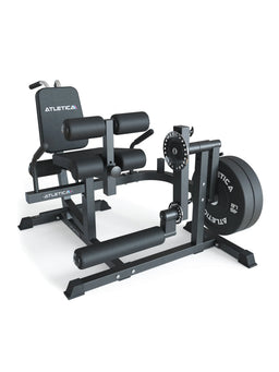 Atletica Fullbody Multi-Trainer for leg extension with Weight Plates