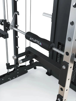 KSK Smith Machine - Athlete Performing Cable Pulley Fly for Chest Training