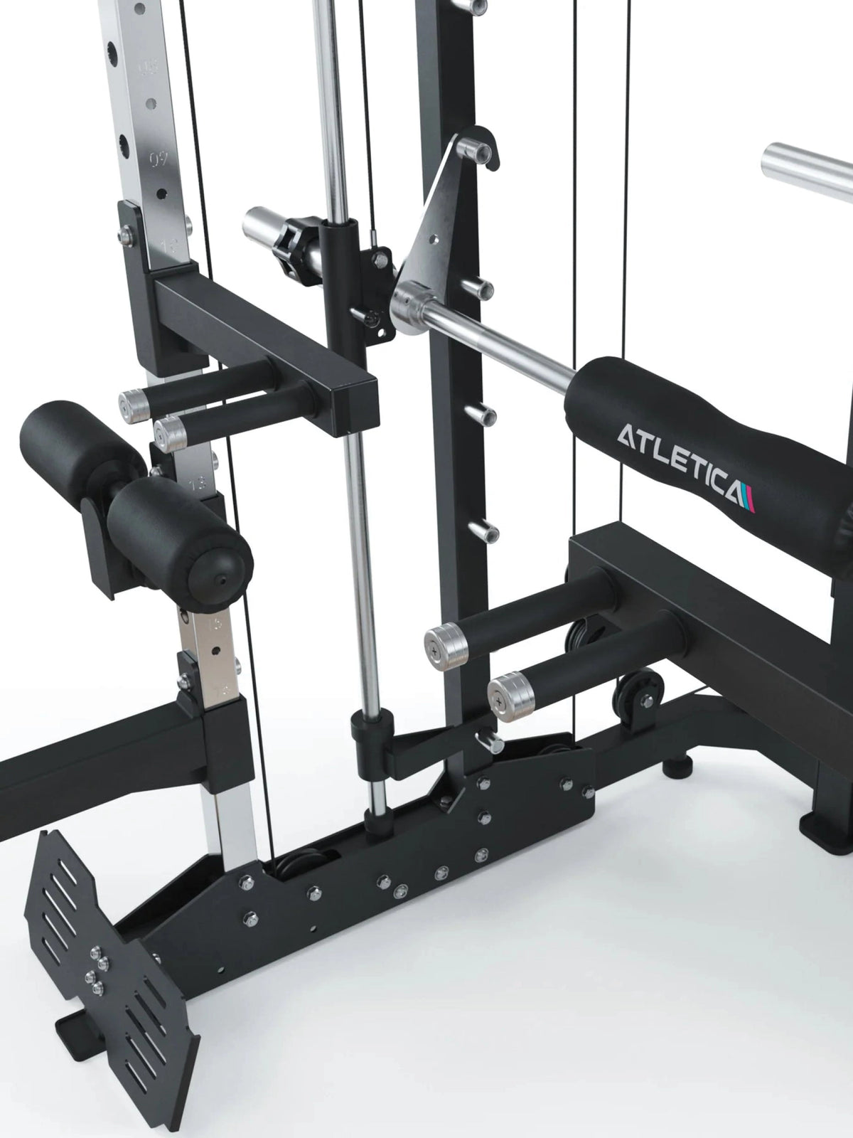 KSK Smith Machine - guided barbell with padding and integrated storage pins 