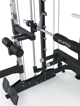 KSK Smith Machine - guided barbell with padding and integrated storage pins