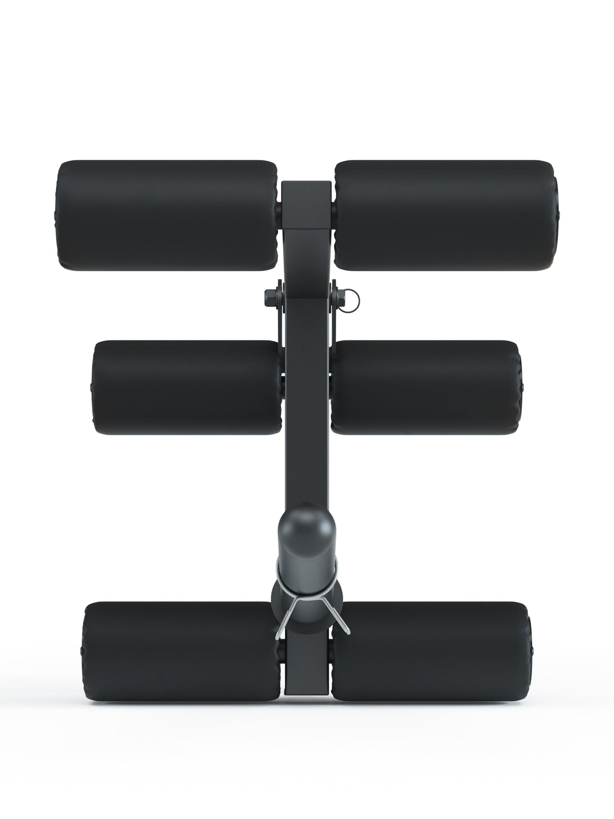 B2 Fullbody adjustable Weight Bench - Black padded rollers, for bench press and strength exercises