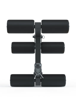 B2 Fullbody adjustable Weight Bench - Black padded rollers, for bench press and strength exercises