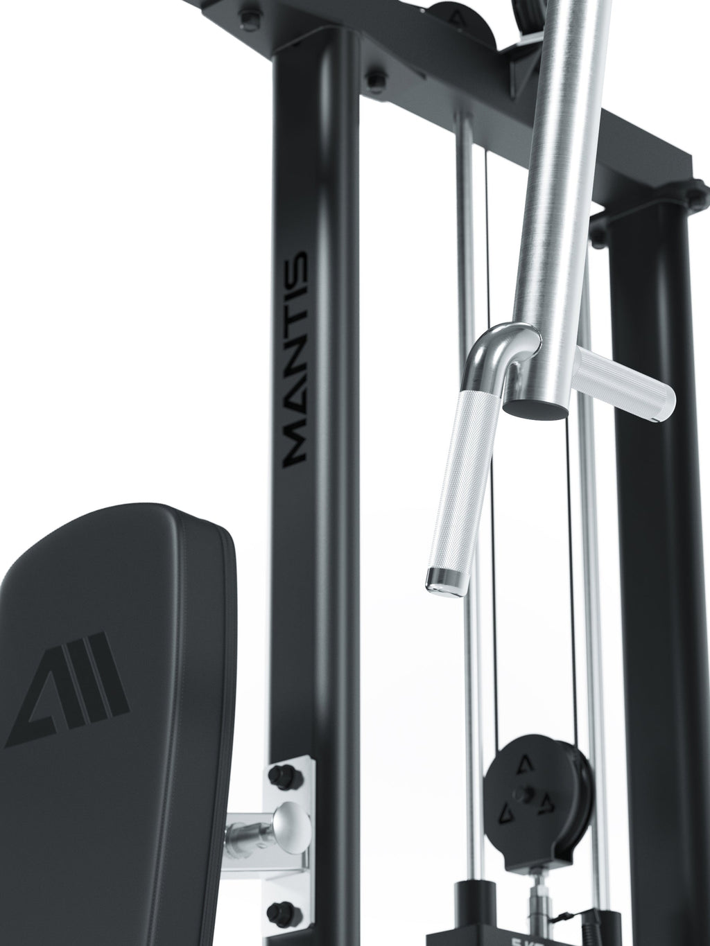 ATLETICA MANTIS – Close-up Pop-Pin Lock and Cable Mechanism for quick Change