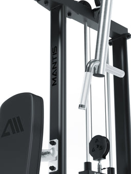 ATLETICA MANTIS – Close-up Pop-Pin Lock and Cable Mechanism for quick Change