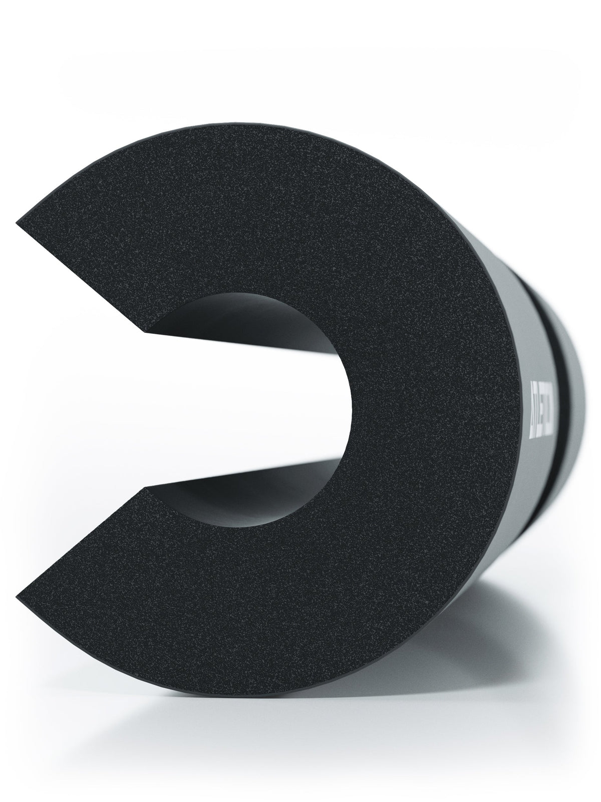 Barbell Neck Pad with Textured Inner Surface and Recess for Secure Hold on the Barbell