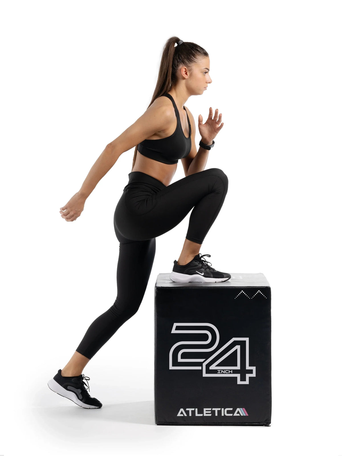 Plyobox Jump Box SoftStep - step-up on 23.5" box for leg and jump power training