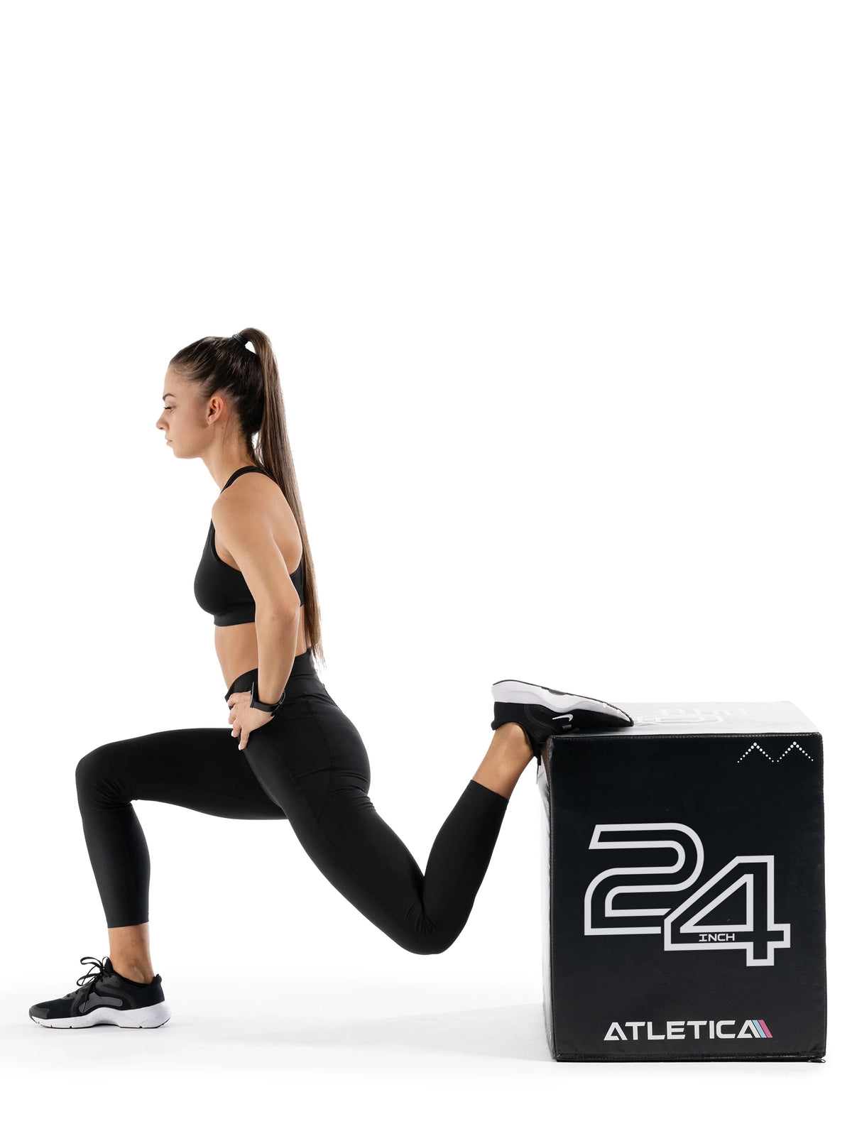 Plyobox Jump Box SoftStep - Bulgarian Split Squat with One Leg on the Box