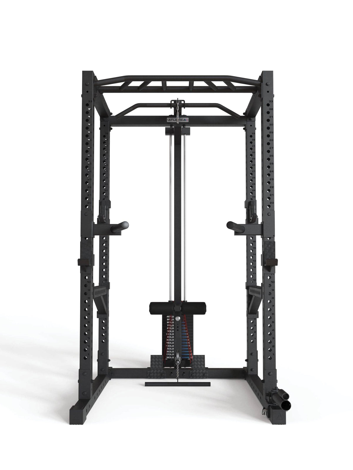 Power Rack R7-Cyrax: 190 lb or 250 lb weight stack