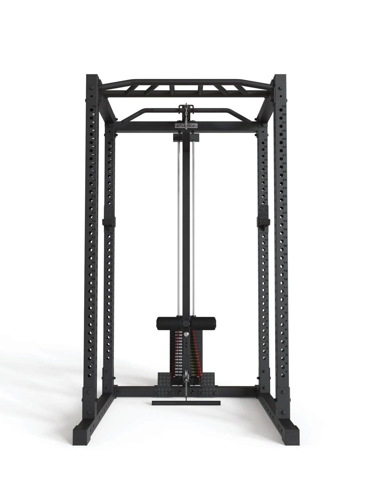 Power Rack R7 Base Stack with Lat Pulldown