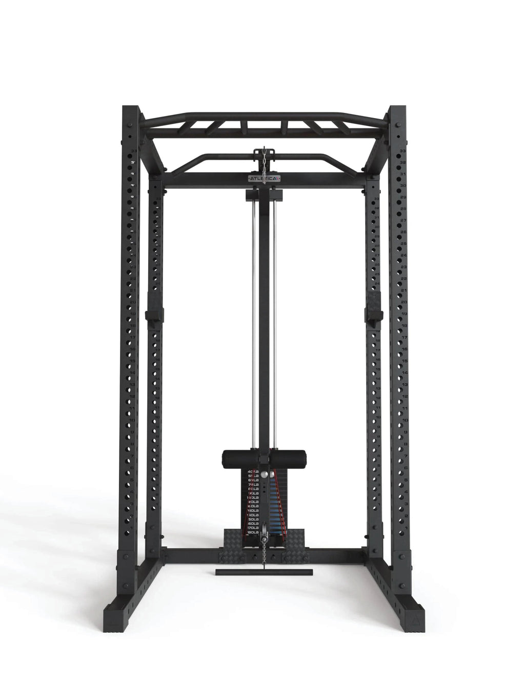 Power Rack R7 Base Stack with Lat Pulldown