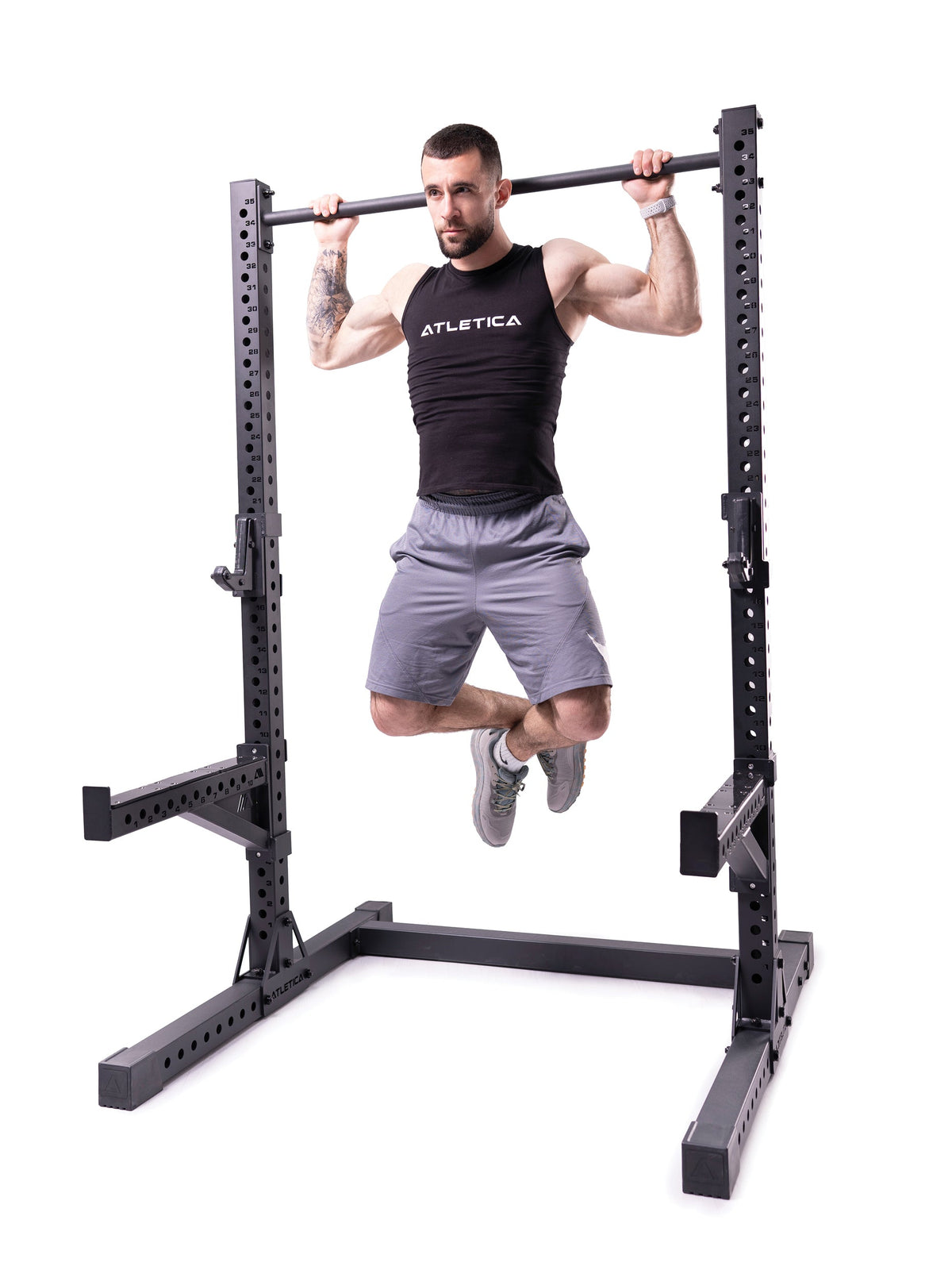 R7 Squat Rack for pull-ups with 80" height