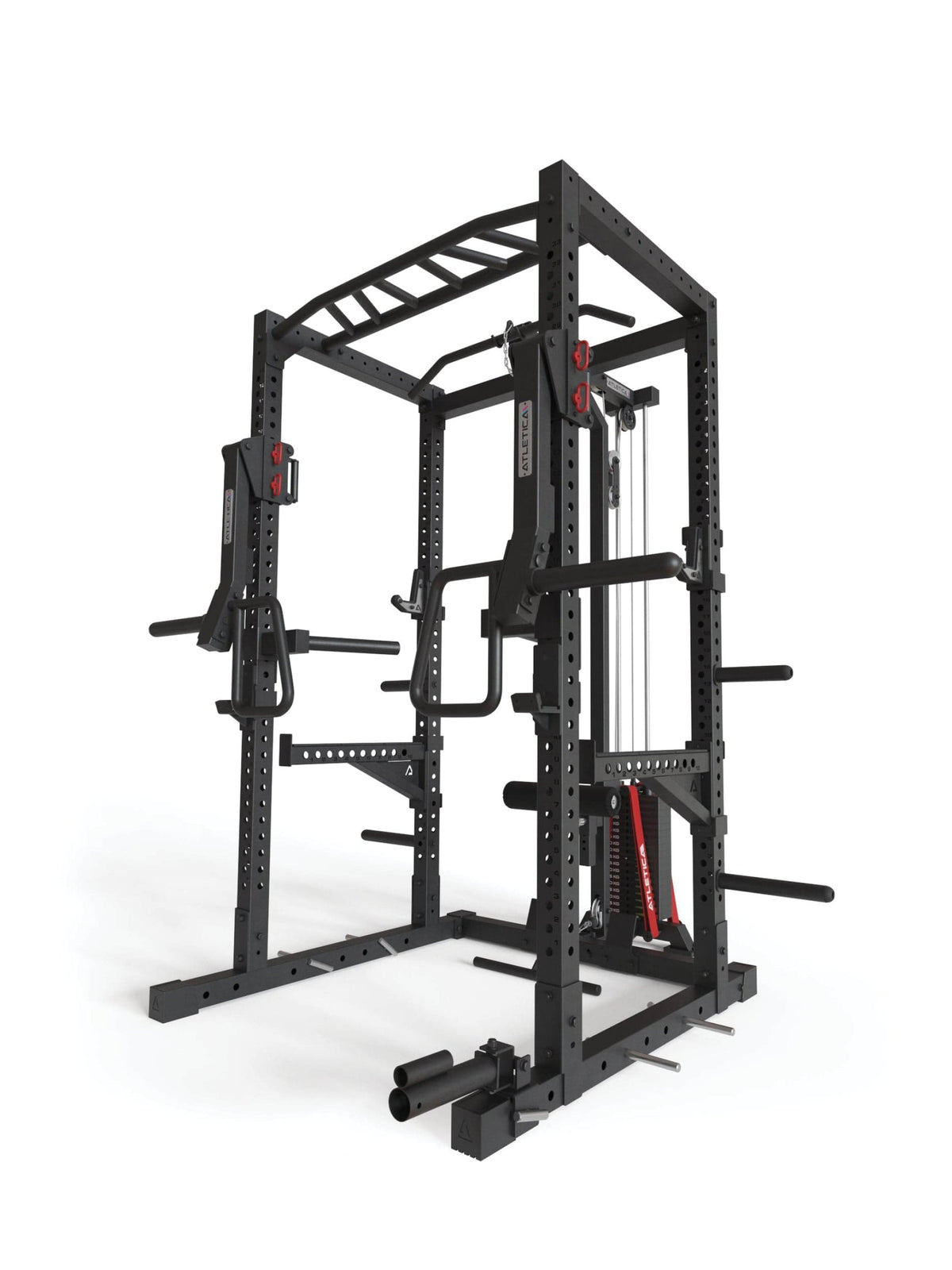 Power Rack R7-Stryker: with 200 lb or 265 lb plug-in weights