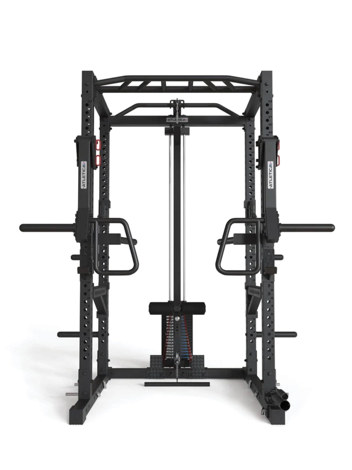 Power Rack R7-Stryker: with Lat Pulldown, Jammer Arms, Spotter Arms and Dip Station
