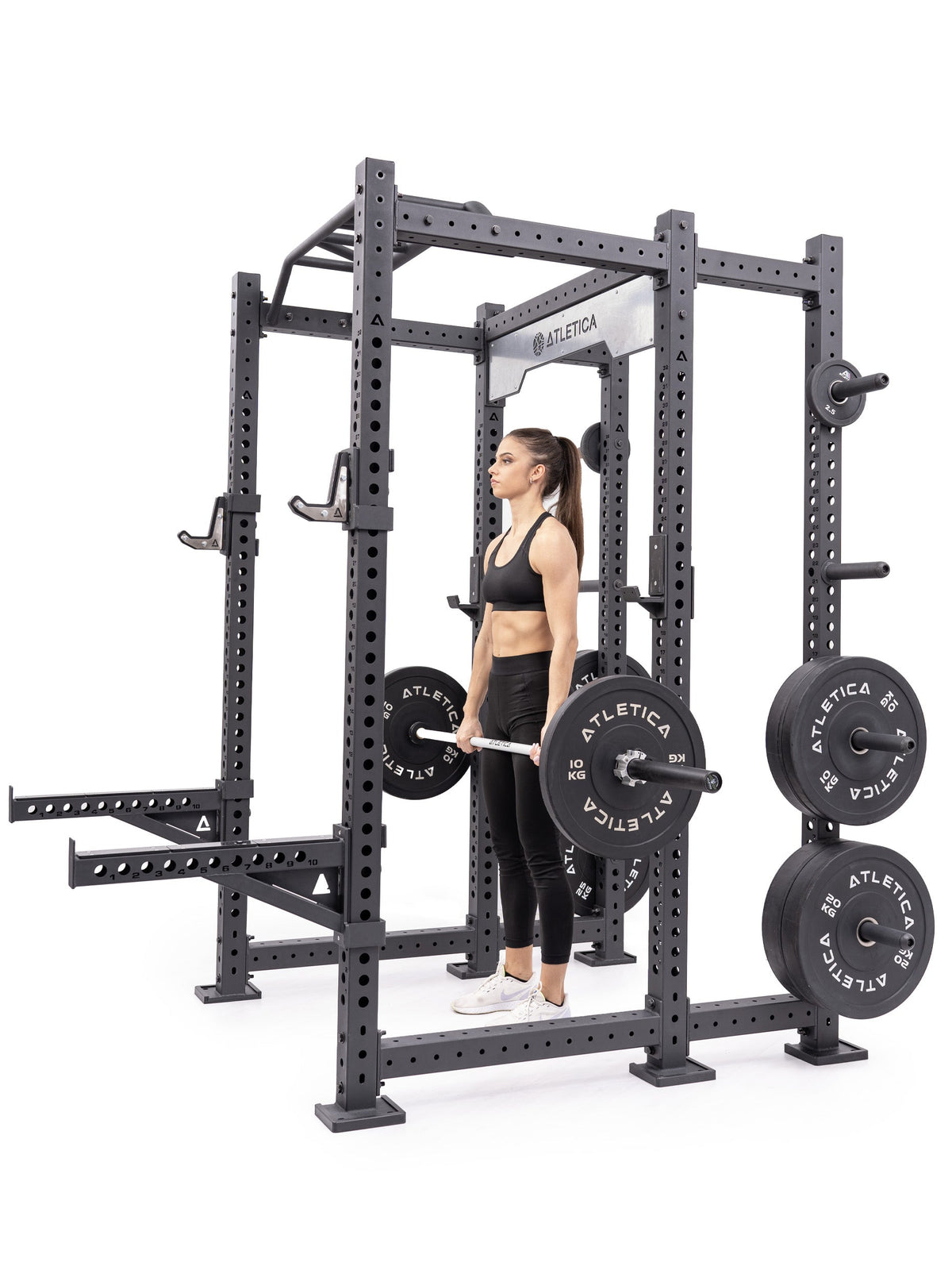 R8 Apache Power Rack – deadlift with the barbell