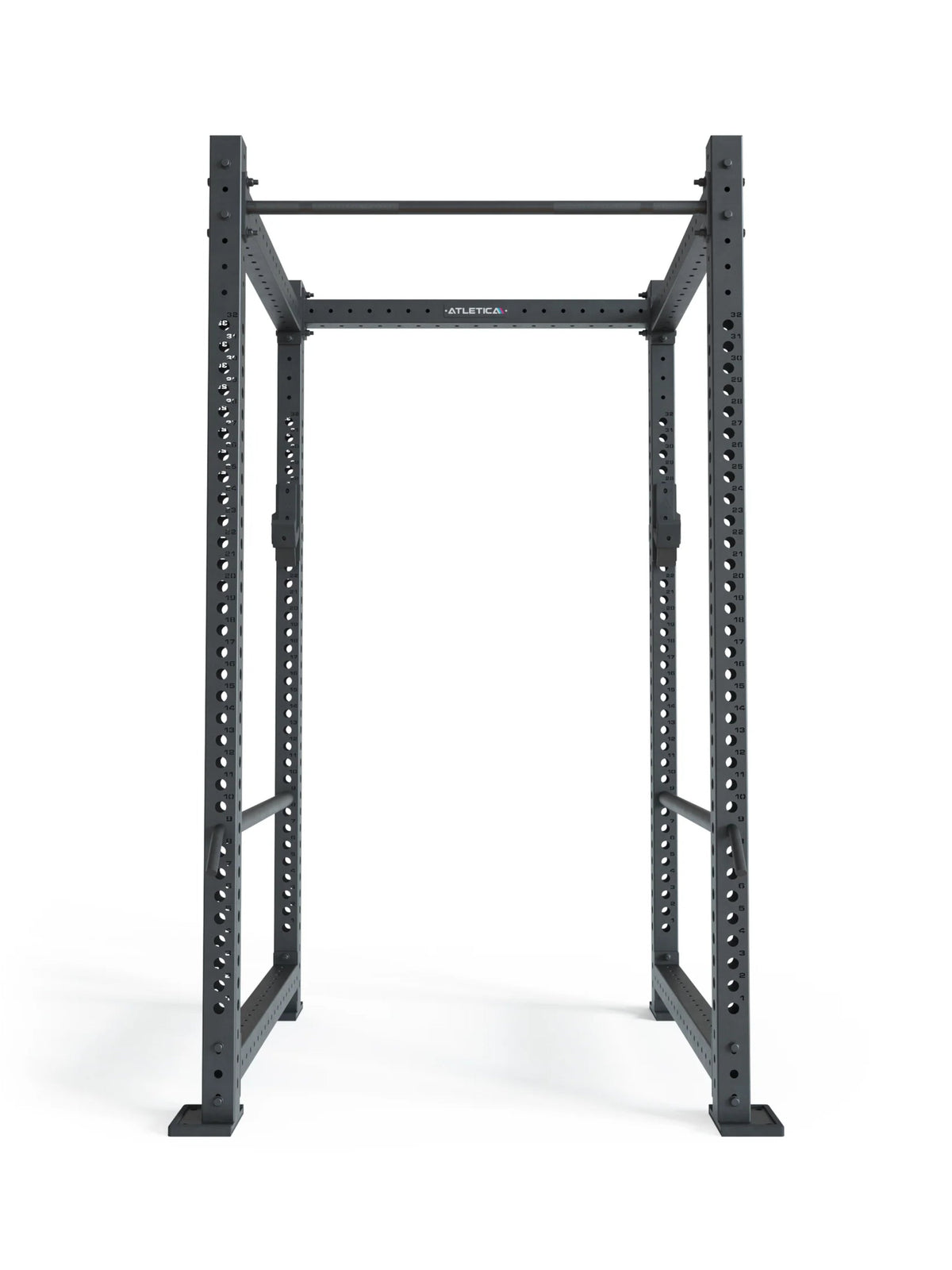 R8 Base 2 Power Rack – J-Hooks and Multi-Grip Pull-Up Bar