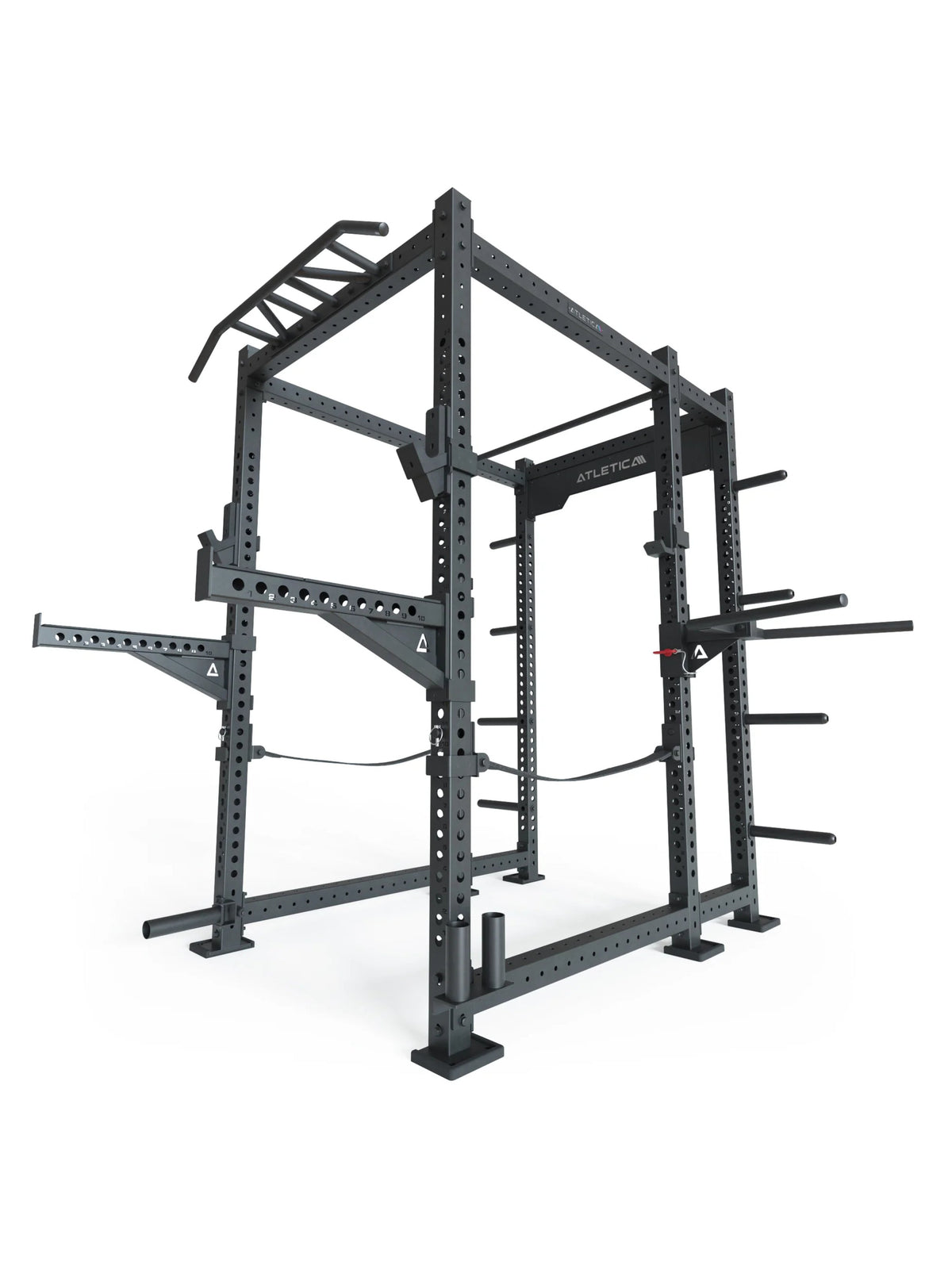 Power Rack R8-ShockWave: 6-post Squat Rack in commercial-grade quality