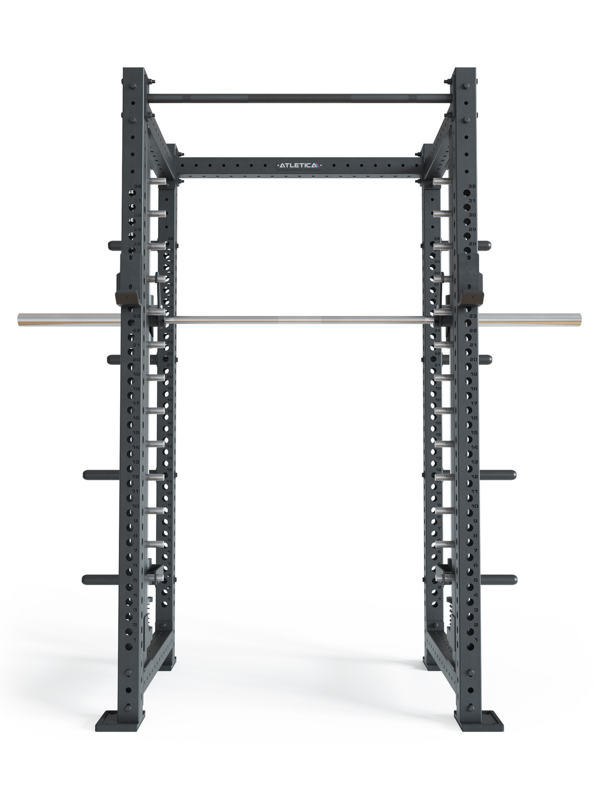 R8 Spectre Power Rack Medium - black Smith Machine with barbell 