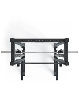 R8 Spectre Short - black Power Rack with barbell
