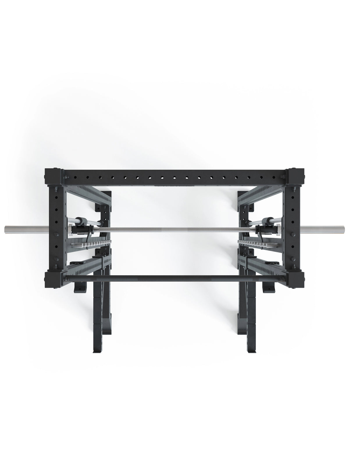 R8 Spectre Short - black Power Rack with barbell