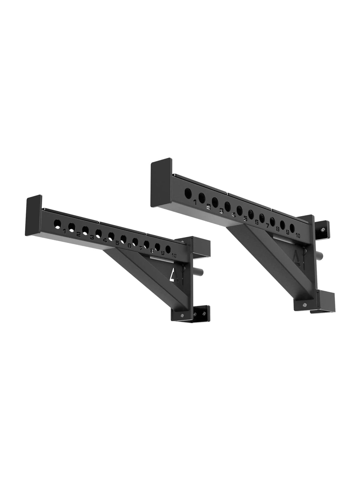 Atletica R8 Spotter Arms – Safety System for Power Rack, 1/4" UHMW Protective Plate for Barbell