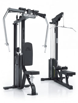 Atletica Push Pull Set 2: Mantis Butterfly and Reverse Combo and lat pulldown with low row 80" height