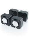Atletica QUAD - two adjustable dumbbells, square weight plates, central logo