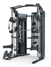 Home Gym PRO Quantum:
Full-body training without weight plates,
Smith Machine - linearly guided,
Dual Cable Pulley with 2x 200 lb weight stack,
Award-winning design with many stainless steel parts,
Including training mirror, smart device holder and extensive accessories