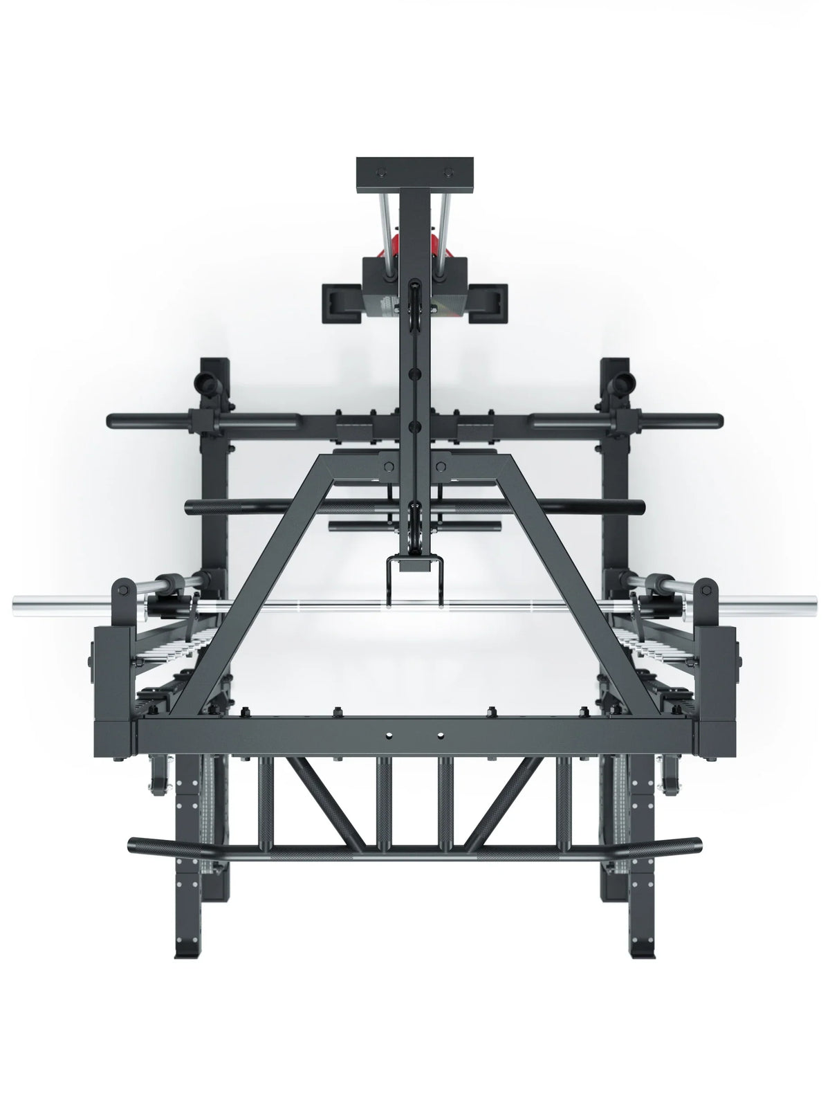 R7 Nemesis Squat Rack with weight stack, Pull-Up Bar, Dip Bars, for full-body strength training 