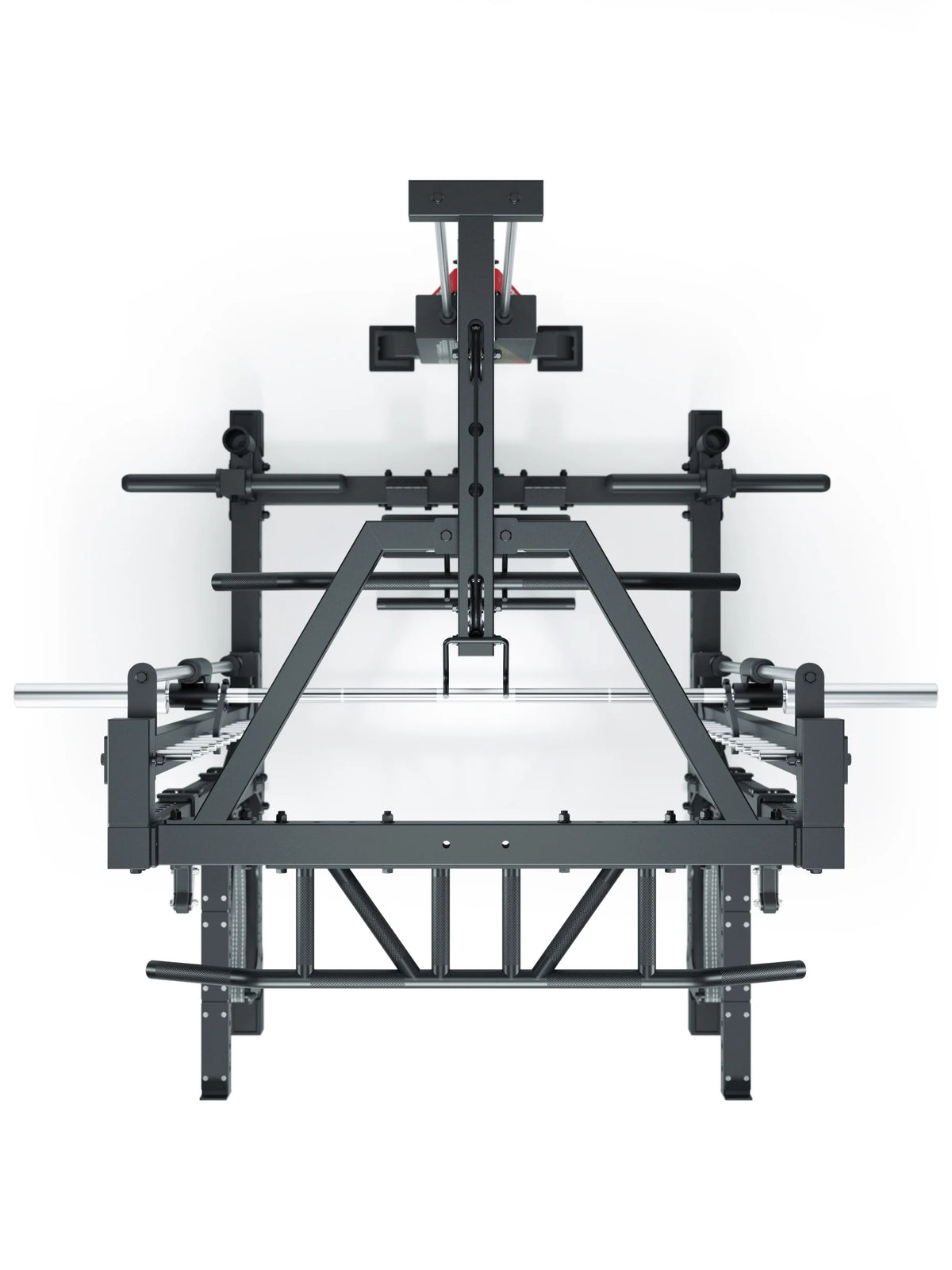 R7 Nemesis Squat Rack with weight stack, Pull-Up Bar, Dip Bars, for full-body strength training 