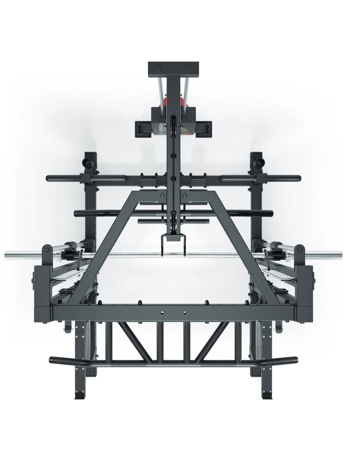 R7 Nemesis Smith Machine Squat Rack with 275 lb Lat Pulldown 2.75"x2.75" Uprights R7 Series