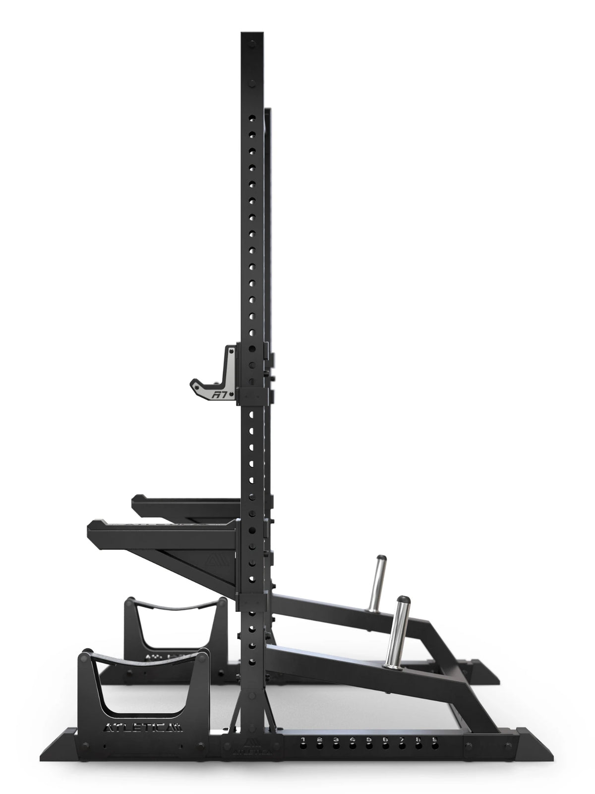 ATLETICA R7 Half Rack – side view