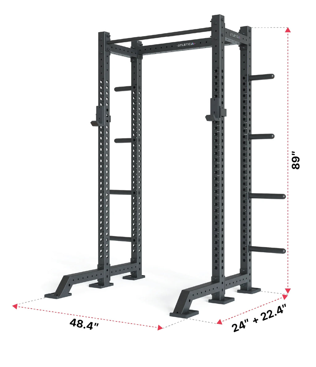 Atletica R8-Oxygen Half Rack – for squats, bench press and pull-ups